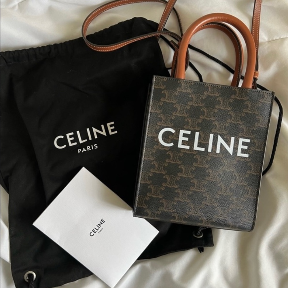 Celine Mini Vertical Cabas Tote